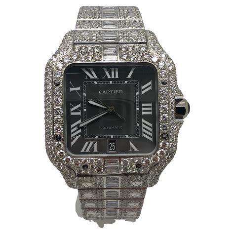 fake iced out watches for sale|iced out cartier watch real.